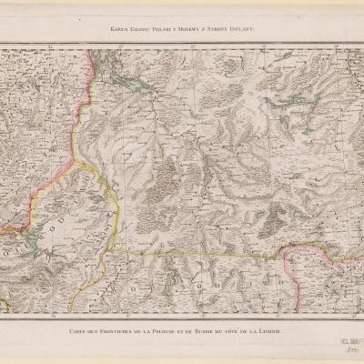 Rizzi Zannoni Carte De La Pologne No 03 1772 Ssees