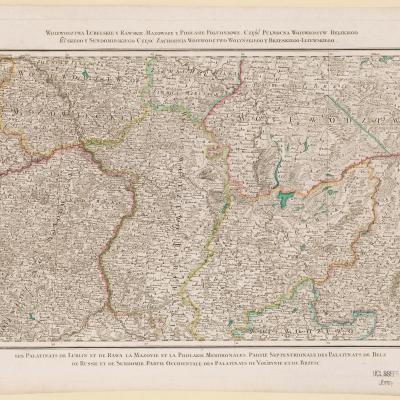 Rizzi Zannoni Carte De La Pologne No 14 1772 Ssees
