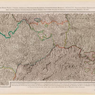 Rizzi Zannoni Carte De La Pologne No 17 1772 Ssees