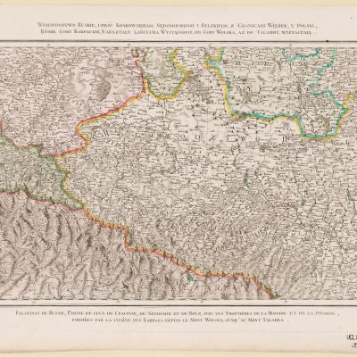 Rizzi Zannoni Carte De La Pologne No 18 1772 Ssees