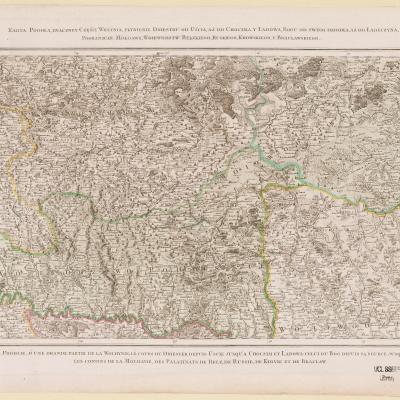Rizzi Zannoni Carte De La Pologne No 19 1772 Ssees