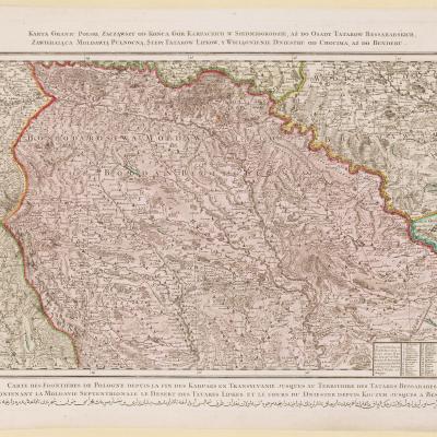 Rizzi Zannoni Carte De La Pologne No 23 1772 Ssees