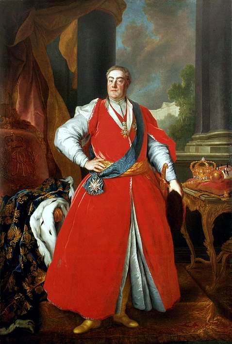 Louis de Silvestre, August III w stroju polskim (ok. 1737). Domena publiczna, Wikimedia Commons.